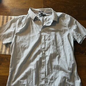 Men's Blue Striped Shirt